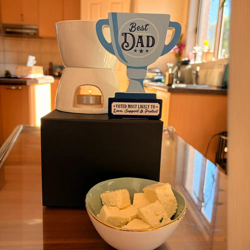 Fathers day cheese fondue hamper