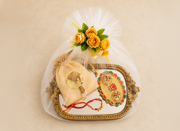 Rakhi ritual tray